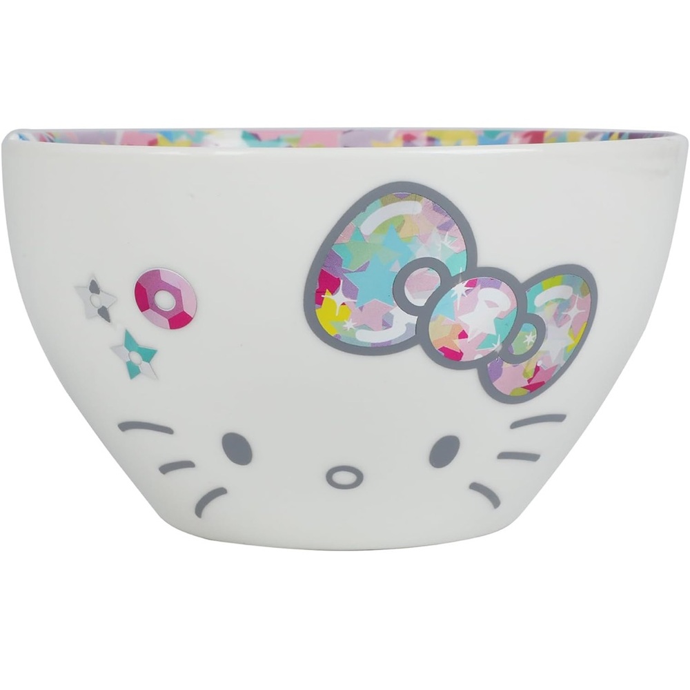 Sanrio Hello Kitty Chopstick Bowl - White and Blue - Picture 5 of 10